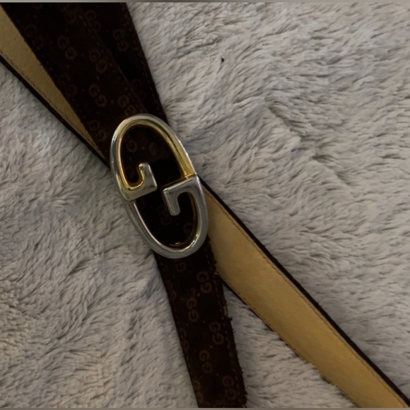 Vintage authentic monogram Gucci woman’s belt - Picture 7 of 11
